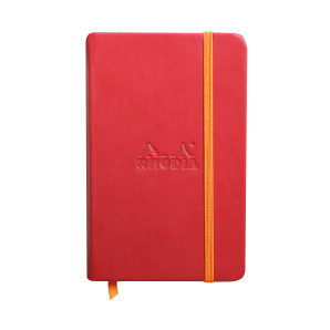 Rhodia Hardcover Notebook - Small - Poppy - Lined